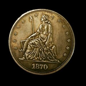 1870 Pattern Standard Seated Liberty Dollar